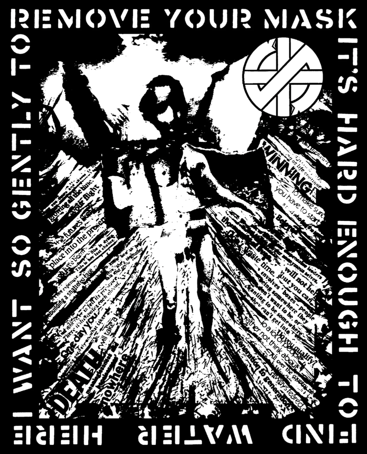 Crass - Remove Your Mask - Shirt